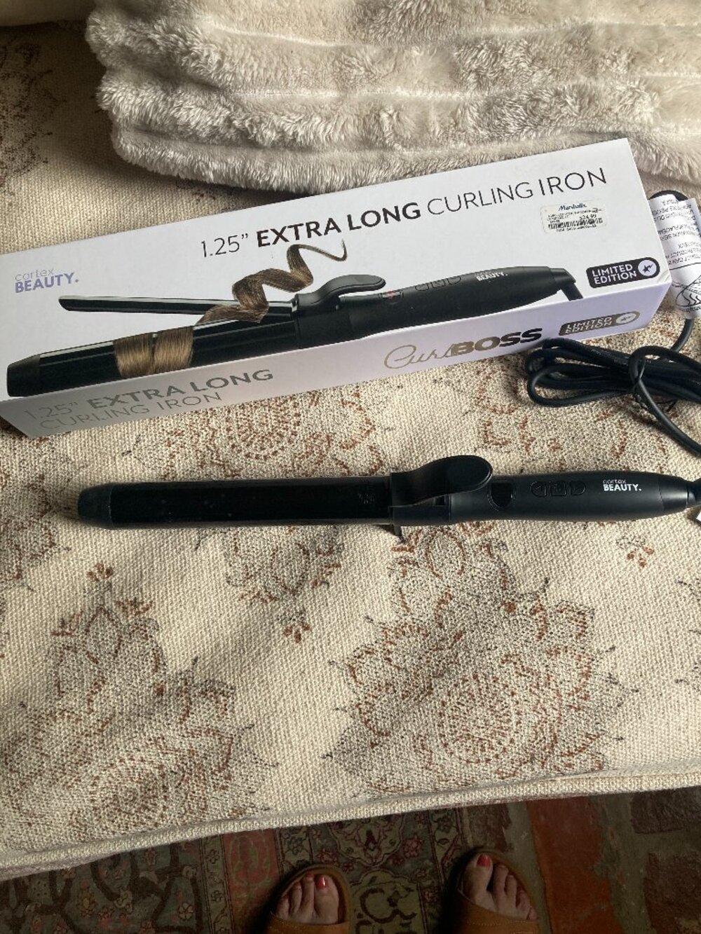 Cortex Beauty 1.2" Extra Long Curling Iron
